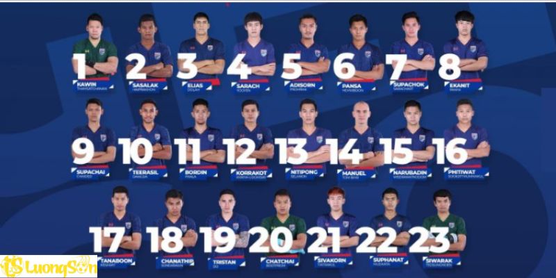 Đội hình u19 Thái Lan bao gồm 23 cầu thủ tham gia VCK U19 Đông Nam Á 2024